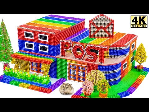 DIY - How To Make Post office From Magnetic Balls| ASMR Videos| DIY Magnet Challenge