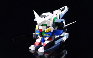 乐高MOC教程 Gundam EXIA 能天使高达 机甲 拼搭指南