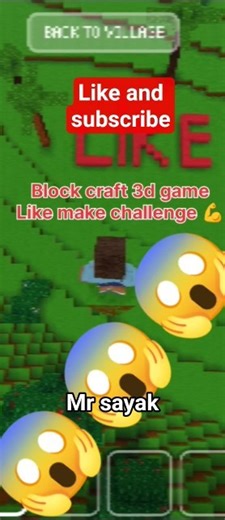 Block craft 3D like make challenge.#challenge#gaming #explore#growth#reels #experiment#trending#