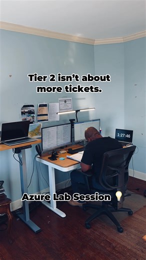 This was one of those moments where everything finally clicked. I spent the time reading. Studying. Writing notes. Quizzing myself. I understood the words on the page — VNets, subnets, IP ranges, NSGs — but the meaning didn’t fully land until I actually went into the Azure portal and built it. That’s when it changed. I named the subnets and it forced me to think. Front-end. Back-end. Management. Front-end is public-facing. That means it’s exposed to the internet. It’s taking traffic. It’s gettin
