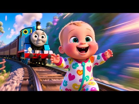 Train Ride ABC with Baby 🚆✨ Fun Alphabet Song for Kids | Learn ABCs on the Train