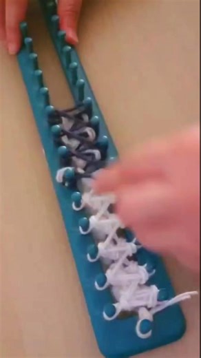 Knitting loom for beginners step by step ##knitting #crochet #scarf #knitting_loom_eljammari | Ouabd Zaina