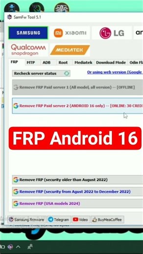 Update SamFw FRP Samsung Android 16