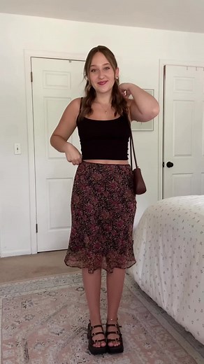 long skirt girlie 🥰 #outfitideas #outfitinspo #longskirtoutfit