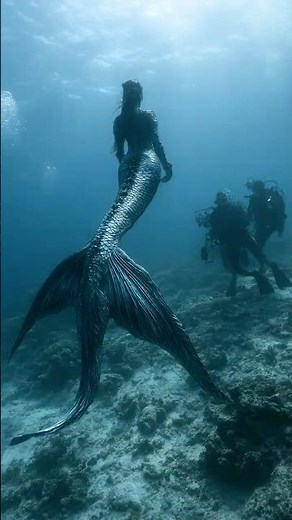 Real Mermaid Caught on Tape by Deep Sea Divers in the Red Sea!