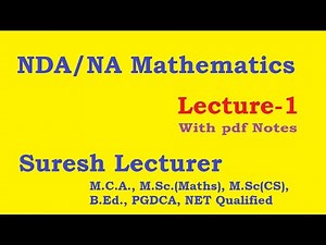 Maths for NDA Exam | Complete Course Free | Lecture -1 Sets