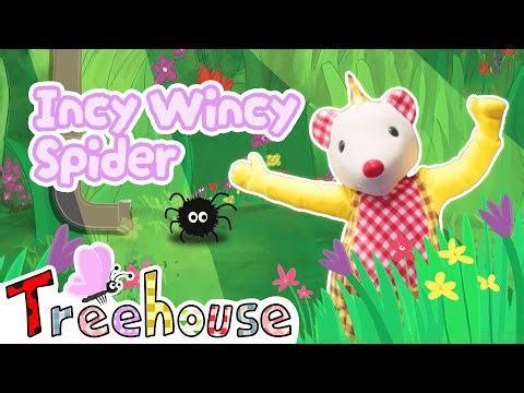 🕷️ Incy Wincy Spider! | Treehouse Fun with Scratch 🦔 🎶