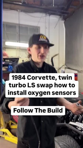 Here’s how to install oxygen sensors on your twin turbo LS# #lsfestwest #LSSwap #TwinTurboCorvette #C4Corvette #CorvetteBuild #TurboCorvette #LSMotor #StreetCarBuild #NissanCD009 #CarCulture #MuscleCar #PerformanceBuild #LSMotorsport #corvettenation