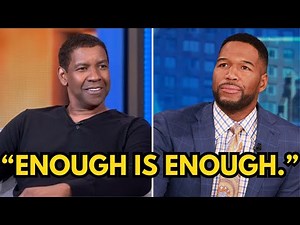Denzel Washington DESTROYS Michael Strahan On GMA After Explosive Meltdown