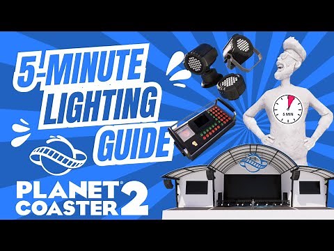 5-Minute Lighting Guide in Planet Coaster 2 #planetcoaster2 #guide #tutorial