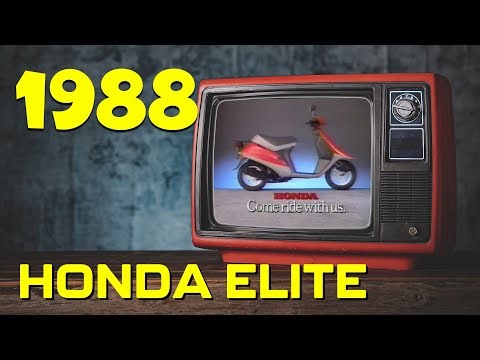 Honda Elite 50 LX Scooter - Come ride with us - TV Commercial - May 1988
