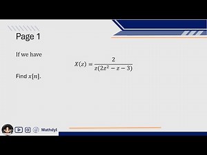 Digital Signal Processing | Inverse Z-Transform
