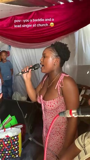 POV: You're a Baddie Lead Singer at Church