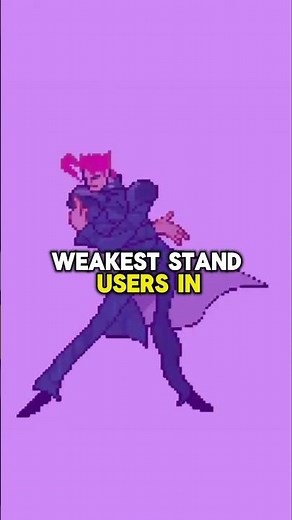 "Top 5 Weakest Stand Users in JoJo's Bizarre Adventure – You Won't Believe #1 #jojosbizarreadventure