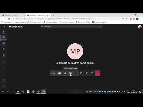 Comment activer/désactiver mon micro ou ma caméra, lever la main, clavarder dans la rencontre TEAMS