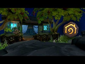 Evening Circle Room Stargazing Patio Build | WoW Housing