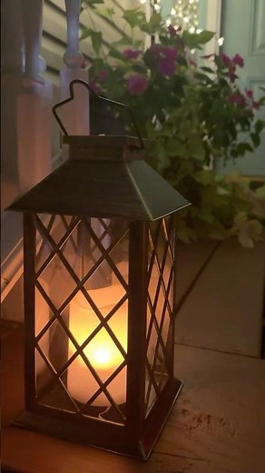 My Favorite Cozy Porch Lighting (Solar Lanterns)