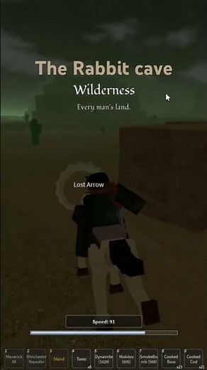 Secret rabbit cave in BRIDGER: WESTERN #roblox #gaming #subscribe