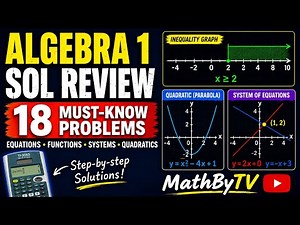 Algebra 1 Review | 18 Must-Know Problems Students Miss