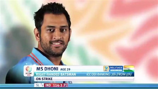 MS Dhoni's 91(79) vs SL, CWC Final 2011