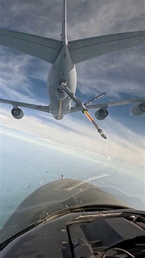 F-16 Fighting Falcons from the U.S. Air Force’s 555th Expeditionary Fighter Squadron take on fuel midair during Ferocious Falcon 6, operating across the U.S. Central Command area of responsibility, Nov. 17–21, 2025. - #KC135 #F16 #Viper #USAF #AerialRefueling #Aviation #Military | Aviation Mafia