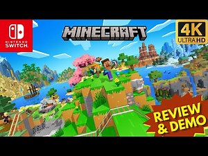 Minecraft Super Mario Edition Gameplay & Demo / Nintendo Switch Reviews 🎮