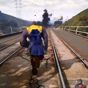 1.3K views · 48 reactions | Can thanos stop train in GTA 5 | VT Gaming | Facebook