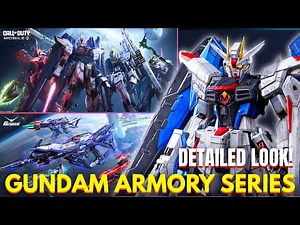 CODM X Gundam All Operators and Weapons Armory Series Detailed LOOK!! 🔥😲 | Call of Duty Mobile