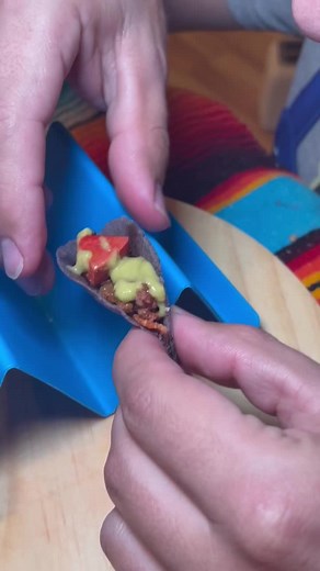 Tiny Blue Corn Tortilla Making in Mini Kitchen