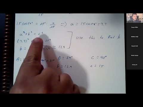 Lecture on 6.1 Applications of Right Triangles