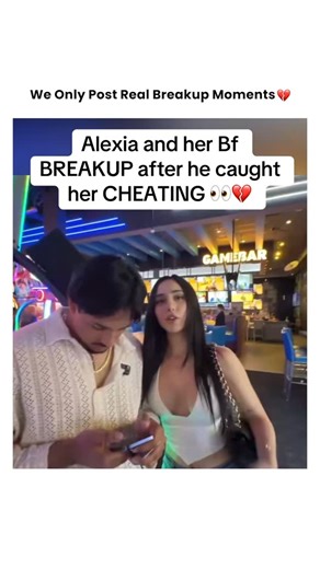 Only Breakup Videos on Instagram: "Alexia and her BF BREAKUP after he caught her CHEATING. 💔 The game is over. The controller is down. He saw the score, and it wasn't in her favor. This is what happens when you play with someone's heart. 💥 The Final Round: The moment the truth comes out. 💥 The Game Over Screen: "We'll talk to you. Get over there." The cold dismissal. 💥 The Walkaway: Leaving the player who broke the rules behind. 💥 The Aftermath: A relationship deleted from the hard drive. T