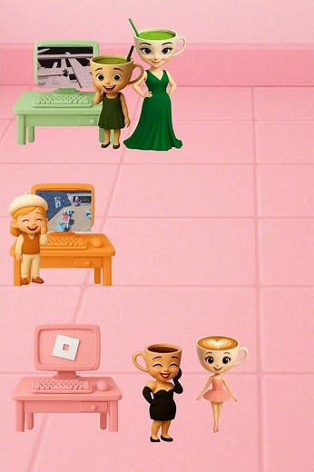 komputer balerina yang warna pink #cartoon #filmkartunterbaru #animation #fypyoutube #roblox