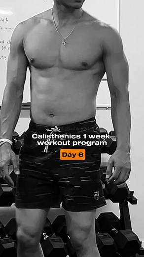 Day 6 of Calisthenics 1 week workout program 💪 For Day 5, click here 👇 @This Is Why I’m Fit Official #calisthenics #calisthenicsworkout #calisthenicsmovement #calisthenicsmotivation #calisthenicstraining #fittok #fitnessformen #gymtok