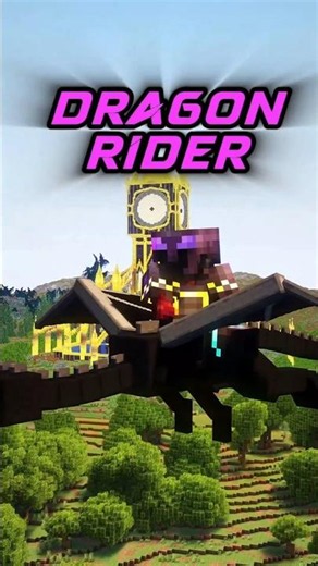 Minecraft: DRAGON RIDER Armor Trim#minecraft #shorts