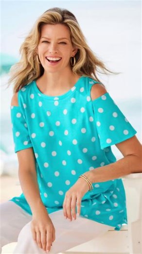 Take it from the top! Get our easy, relaxed tops in sunny hues, bright florals, pretty embroidery & more to wear this season. SHOP NOW: https://ow.ly/XF7Z50RbO7b | Woman Within