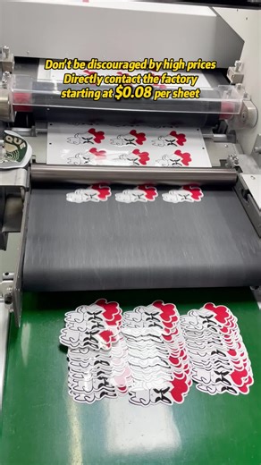 Find the wrong factory. Direct printing price starts at $0.08 per sheet #FoodGradeLabels #fyp #CustomLabels #WaterResistantLabels #labelprinting #StickerFactory #IndustrialLabels #CertifiedFactory #WholesaleLabels