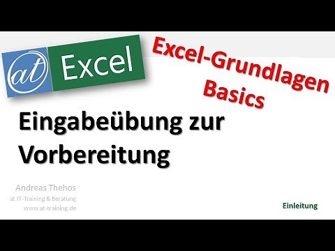 Excel-Grundkurs - Einführung