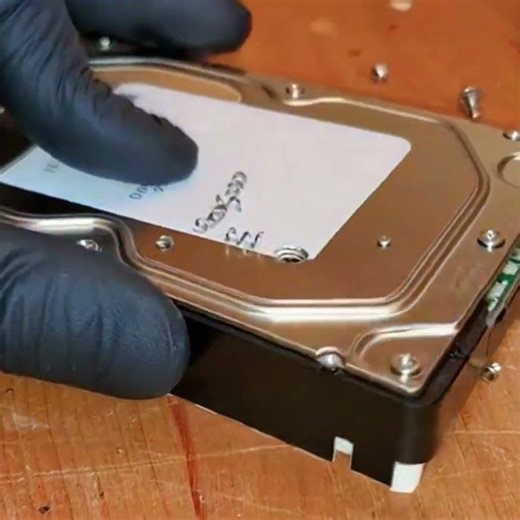 Destroying Data on a Hard Drive