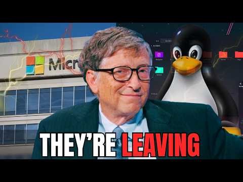 Bill Gates STUNNED as users QUIT Windows for Linux
