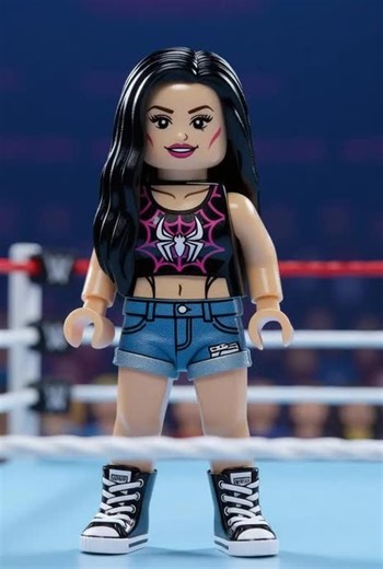 AJ Lee Skipping! #WWE #lego #trending #viral #fyp @WWE