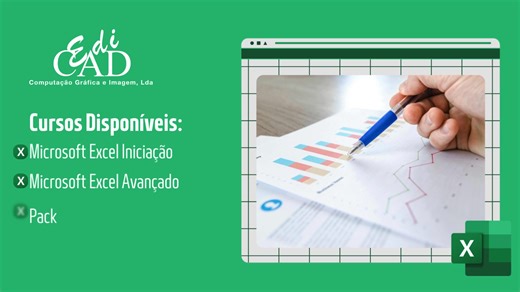 ● 𝗠𝗜𝗖𝗥𝗢𝗦𝗢𝗙𝗧 𝗘𝗫𝗖𝗘𝗟 𝗜𝗡𝗜𝗖𝗜𝗔𝗖̧𝗔̃𝗢 🌐 100% Online | ⏱ Duração: 20 Horas ● 𝗠𝗜𝗖𝗥𝗢𝗦𝗢𝗙𝗧 𝗘𝗫𝗖𝗘𝗟 𝗔𝗩𝗔𝗡𝗖̧𝗔𝗗𝗢 🌐 100% Online | ⏱ Duração: 20 Horas ● 𝗣𝗔𝗖𝗞 𝗠𝗜𝗖𝗥𝗢𝗦𝗢𝗙𝗧 𝗘𝗫𝗖𝗘𝗟 𝗜𝗡𝗜𝗖𝗜𝗔𝗖̧𝗔̃𝗢 𝗠𝗜𝗖𝗥𝗢𝗦𝗢𝗙𝗧 𝗘𝗫𝗖𝗘𝗟 𝗔𝗩𝗔𝗡𝗖̧𝗔𝗗𝗢 🌐 100% Online | ⏱ Duração: 40 Horas ✍️ Faça a inscrição: https://tinyurl.com/microsoftexcel-edicad 📧 edicad@edicad.pt ☎️ 239 494 069 | Edicad- Computação Gráfica e Imagem, Lda