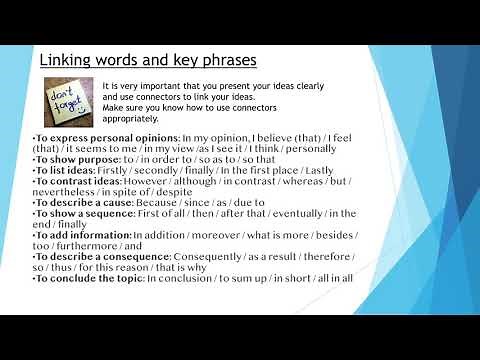 Linking Words & Key Phrases | ESSAY WRITING | Cambridge English: First (FCE) PAPER 2 (WRITING)