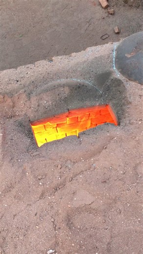 Method of baking bricks#shorts #brickwork