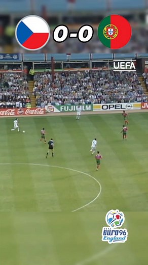 Karel Poborsky 53' Czech Republic vs Portugal Euro 96. Czech Republic rode an impressive defensive performance, and a virtuoso goal from Karel Poborsky to earn a spot in the EURO 96 semi finals with a 1-0 win over Portugal at Villa Park. Czech right winger Poborsky had been pushed into a more central position at half time by Uhrin, and the move paid off when the Czechs took the lead in the 53rd minute. Poborsky received a pass from Nemec, and bundled through a crowd of Czech defenders before sco