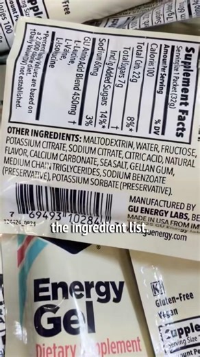 Why I make my own energy gels #energygel #cleaningredients #healthycarbs #ultraclean