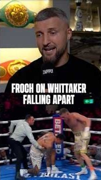 "Who GIVES a F***? NOBODY IS ARSED!" Carl Froch was NOT impressed with Andy Lee & Ben Whittaker