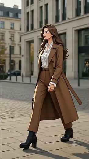 Chic Fit Brown Edition | Luxury Editorial Fashion Reel | AI High Fashion Lookbook