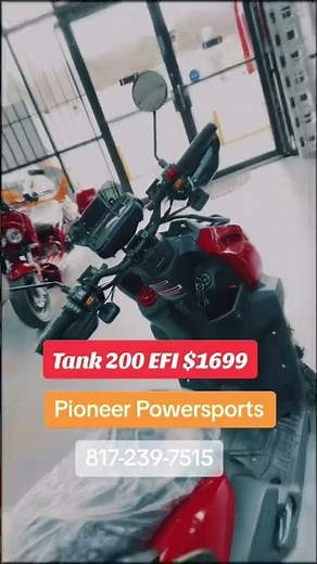 🚀 Vitacci Tank 200 EFI Scooter: Power, Style, and Efficiency! 🛵