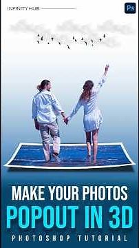 Make Your Photos Pop Out in 3D – Photoshop Tutorial | #photoshop #graphicdesign #infinityhub