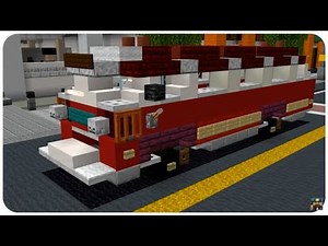 How to Build a Bus in Minecraft (LAZ 695 1957) Minecraft Bus Tutorial